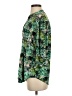 New Directions Print Green 3/4 Sleeve Blouse Size S - photo 5