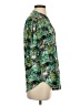 New Directions Print Green 3/4 Sleeve Blouse Size S - photo 4