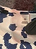 T Tahari 100% Polyester Animal Print Ivory Tan 3/4 Sleeve Blouse Size M - photo 7