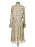 Current Air 100% Polyester Animal Print Gold Cocktail Dress Size S - photo 2