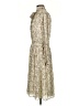Current Air 100% Polyester Animal Print Gold Cocktail Dress Size S - photo 5