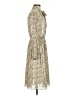 Current Air 100% Polyester Animal Print Gold Cocktail Dress Size S - photo 4