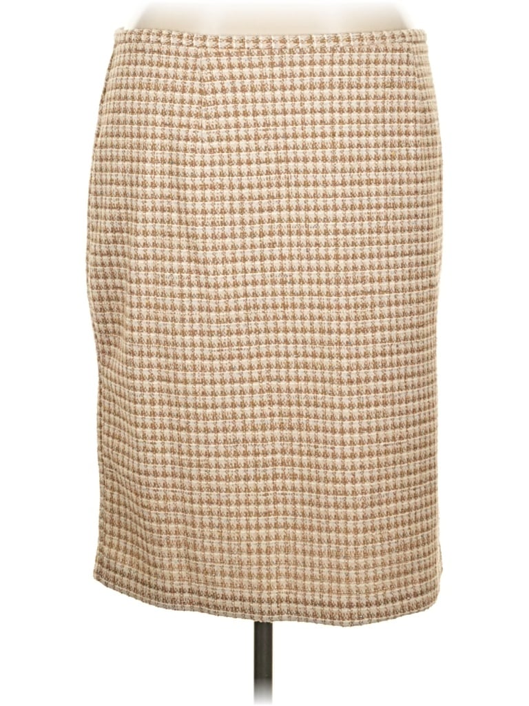 Pre-owned Unbranded Casual Skirt In Brown