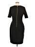 Ellen Tracy Solid Black Cocktail Dress Size 8 - photo 2