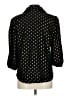 Olivia & Martin 100% Polyester Polka Dots Black 3/4 Sleeve Blouse Size L - photo 2