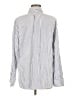Max Studio Stripes Silver Long Sleeve Blouse Size M - photo 2