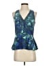 Rebecca Taylor Blue Sleeveless Top Size 0 - photo 1