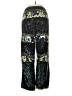 Assorted Brands 100% Polyester Graphic Black Casual Pants Size S - photo 2
