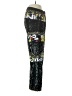 Assorted Brands 100% Polyester Graphic Black Casual Pants Size S - photo 4