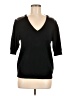 Ellen Tracy Black 3/4 Sleeve Top Size M - photo 1