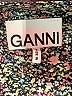 Ganni 100% Polyester Floral Gray Black Long Sleeve Blouse Size 34 waist - photo 7