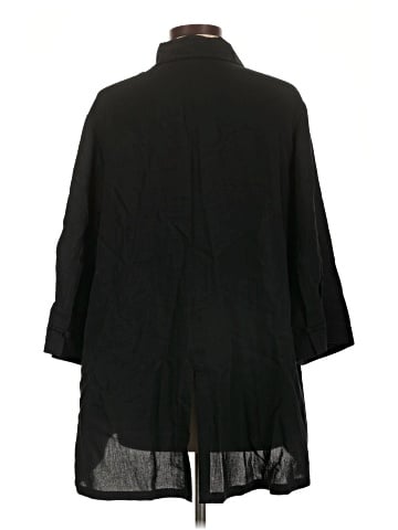Fridaze 3/4 Sleeve Button-Down Shirt (view 2)