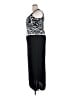 Jkara Graphic Black Cocktail Dress Size 18 - photo 5