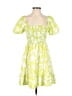Shein 100% Polyester Yellow Cocktail Dress Size 4 - photo 1