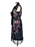 Maeve 100% Polyester Tropical Black Cocktail Dress Size XS - photo 5