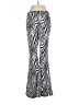 Shein Animal Print Silver Casual Pants Size 6 - photo 1