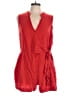 A New Day Solid Red Romper Size L - photo 1
