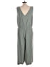Gap 100% Rayon Solid Gray Green Jumpsuit Size XL - photo 2