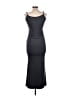 Unbranded Solid Gray Cocktail Dress Size M - photo 2