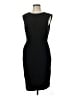 Anne Klein Solid Black Cocktail Dress Size 6 - photo 1
