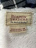 Boston Traders 100% Cotton Plaid Blue Fleece Size XS - photo 6