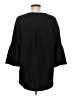 Pleione 100% Polyester Black 3/4 Sleeve Top Size M - photo 2