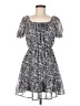 Wallflower 100% Polyester Paisley Gray Casual Dress Size M - photo 1