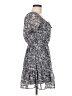 Wallflower 100% Polyester Paisley Gray Casual Dress Size M - photo 4