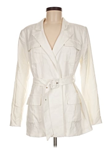 White House Black Market Trenchcoat (view 1)