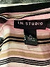 I.N. Studio 100% Rayon Stripes Ivory Sleeveless Button-Down Shirt Size XL - photo 7
