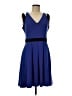Jessica Simpson Color Block Blue Cocktail Dress Size 8 - photo 1