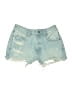 Zara Blue Denim Shorts Size 4 - photo 1
