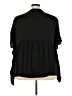 Lane Bryant 100% Polyester Black 3/4 Sleeve Blouse Size 22 - 24 Plus - photo 2