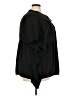 Lane Bryant 100% Polyester Black 3/4 Sleeve Blouse Size 22 - 24 Plus - photo 4
