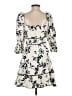 Keepsake Print Ivory Cocktail Dress Size S - photo 2