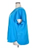 Lands' End 100% Polyester Blue Short Sleeve Blouse Size 26 - photo 5