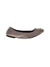 Tory Burch 100% Leather Brown Gray Flats Size 5 1/2 - photo 1