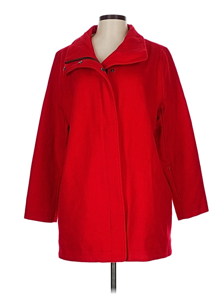 Pre-owned Pendleton Wool Coat In Red