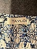 Taylor 100% Polyester Paisley Blue Casual Dress Size 2 - photo 4
