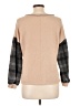 Haptics Plaid Tan Pullover Sweater Size L - photo 2