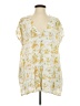 Valija Yellow Short Sleeve Blouse Size S - photo 1