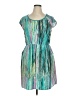 Mossimo Metallic Teal Cocktail Dress Size XL - photo 1