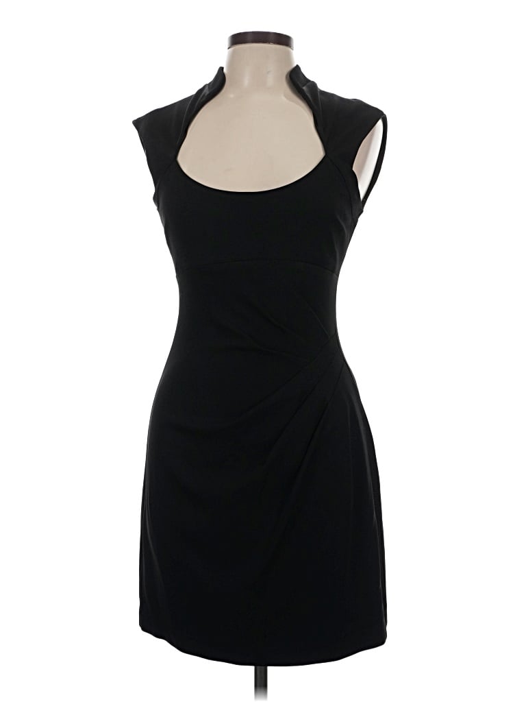 Pre-owned Caché Cocktail Dress In Black