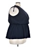 Lane Bryant 100% Polyester Blue Sleeveless Blouse Size 22 - 24 Plus - photo 4