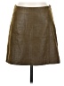 Free People 100% Rayon Brown Faux Leather Skirt Size 4 - photo 1