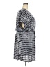 Hayden Stripes Silver Casual Dress Size 3X - photo 4