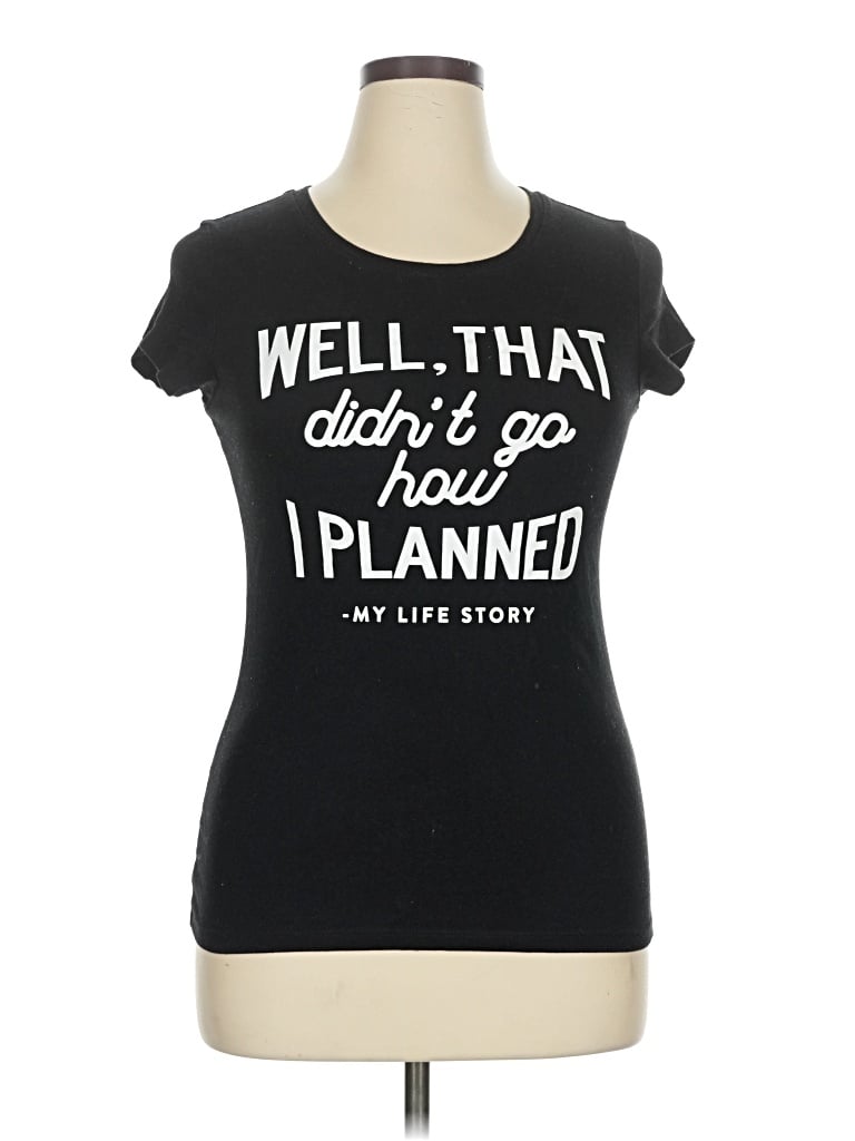Pre-owned Wound Up Short Sleeve T-shirt In Black