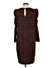 Ann Taylor LOFT Animal Print Brown Casual Dress Size L - photo 2
