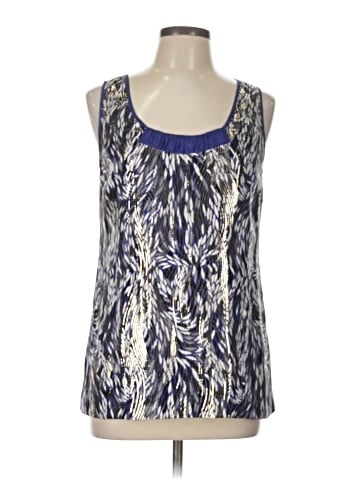 Tory Burch Sleeveless Silk Top (view 1)