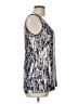 Tory Burch Blue Sleeveless Silk Top Size 10 - photo 4